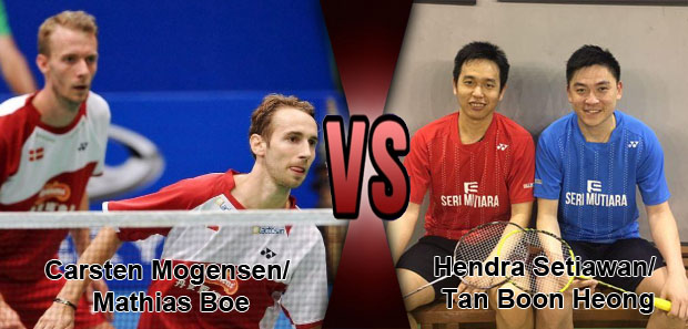 Mathias Boe/Carsten Mogensen beat Hendra Setiawan/Tan Boon Heong at 2017 Syed Modi.