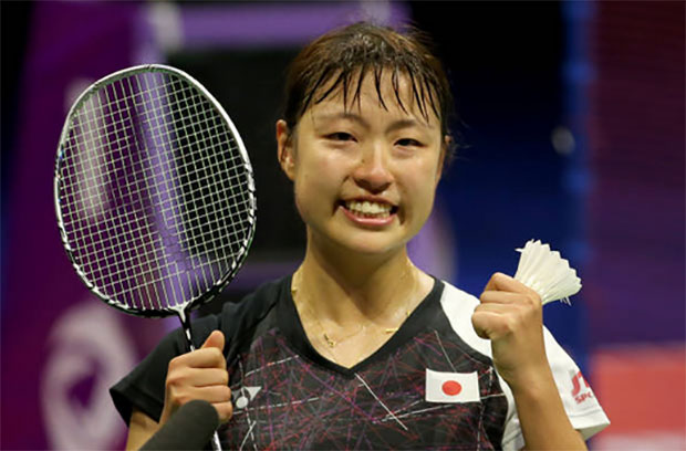 Nozomi Okuhara wins the 2017 World Championships. (photo: AP)