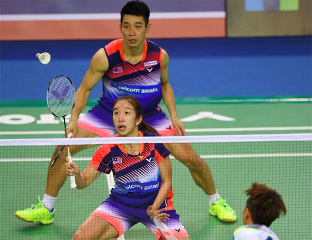 Chan Peng Soon/Cheah Yee See show great potential in mixed doubles. (photo: AP)