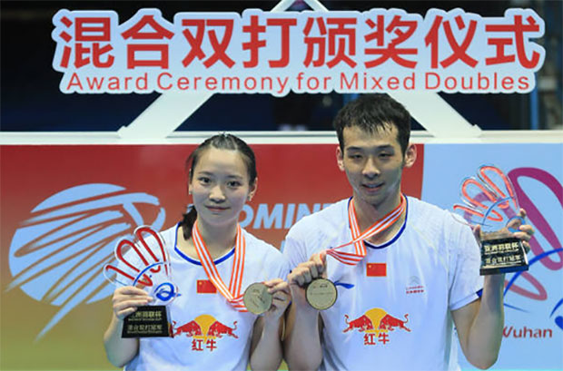 Good luck to Lu Kai/Huang Yaqiong (left) on their new partnerships with other players. (photo: AP)