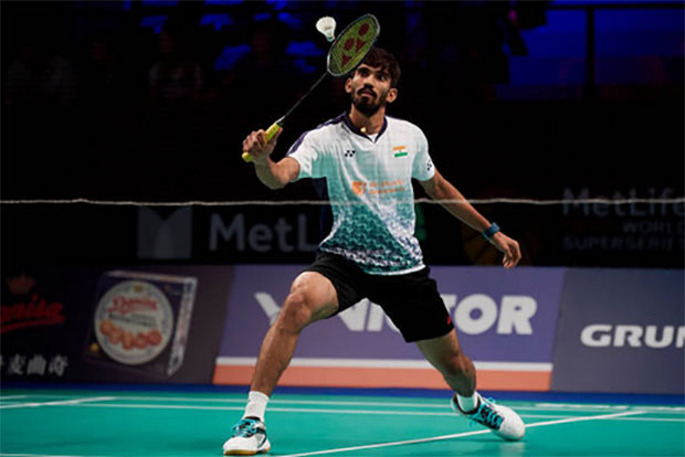 Kidambi Srikanth is on course for winning his fourth Superseries title in Paris. (photo: AP)