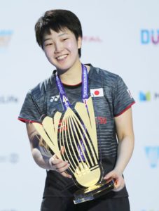 Ayane Yamaguchi ends this year on a high note by winning the BWF Super Series Finals. (photo: AP)