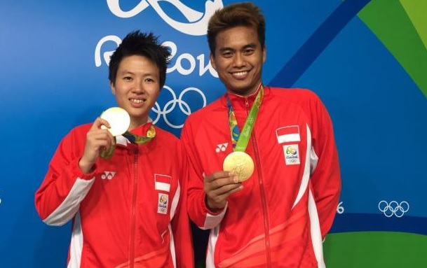 Tontowi Ahmad/Liliyana Natsir are the most reliable mixed doubles pair for the Indonesian team. (photo: AP)