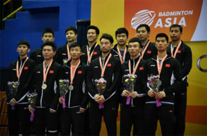 China - the 2018 Badminton Asia Team Championships runners-up. (photo: AP)