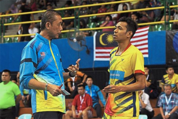 Misbun Sidek was hoping his shuttlers can do well at Swiss Open. (photo: Bernama)