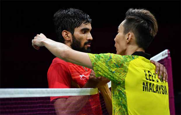 Lee Chong Wei faces stiff challenge from Kidambi Srikanth at Asia Championships. (photo: AP)