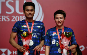 Tontowi Ahmad/Liliyana Natsir will be the center of attraction at the 2018 Singapore Open. (photo: AFP)