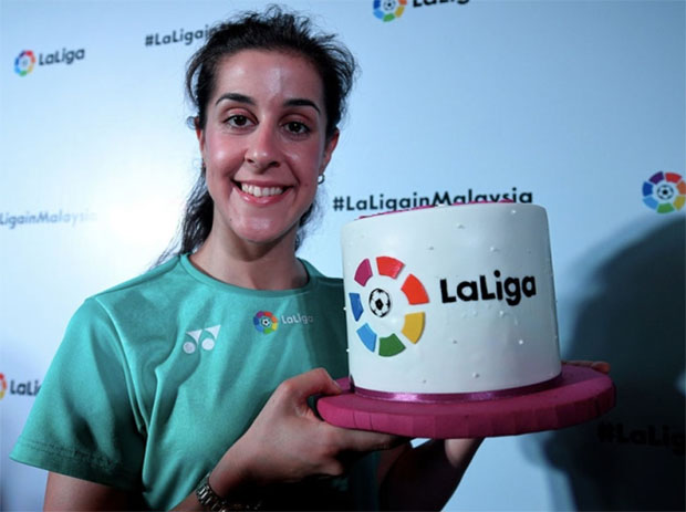 Carolina Marin looks to win her third World Championship title this year. (photo: Bernama)