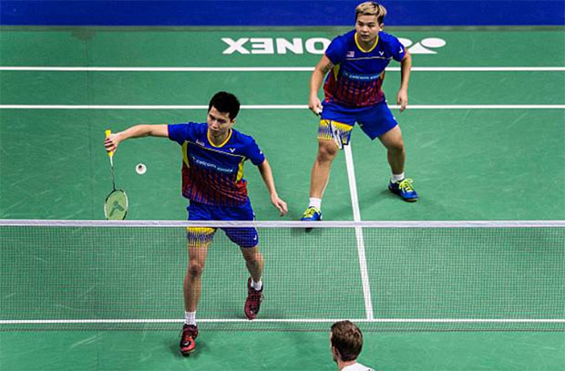 Wish Teo Ee Yi/Ong Yew Sin good luck at the 2018 Asian Games. (photo: Bernama)
