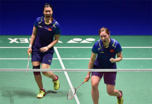 Tang Jinhua/Yu Xiaohan currently ranked World No. 29. (photo: AFP)