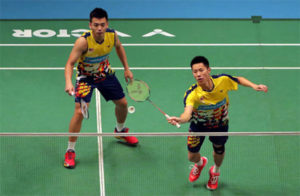 Goh V Shem/Tan Wee Kiong could face Marcus Fernaldi Gideon/Kevin Sanjaya Sukamuljo in China Open quarter-finals. (photo: AFP)