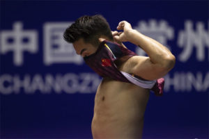 Another early exit for Lin Dan at the 2018 China Open. (photo: AFP)