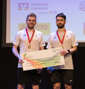 Marcus Ellis/Chris Langridge during the award ceremony. (photo: SaarLorLux Open)