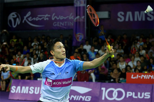 Fans are excited to watch Kento Momota play in the 2018/2019 Purple League. (photo: Purple League's Facebook)