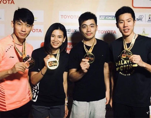 Chan Peng Soon/Goh Liu Ying and Goh V Shem/Tan Wee Kiong have been serving as each other’s coaches during the tournament.