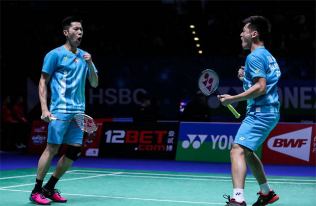 Goh V Shem/Tan Wee Kiong enter 2019 All England quarter-finals. (photo: Shi Tang/Getty Images)