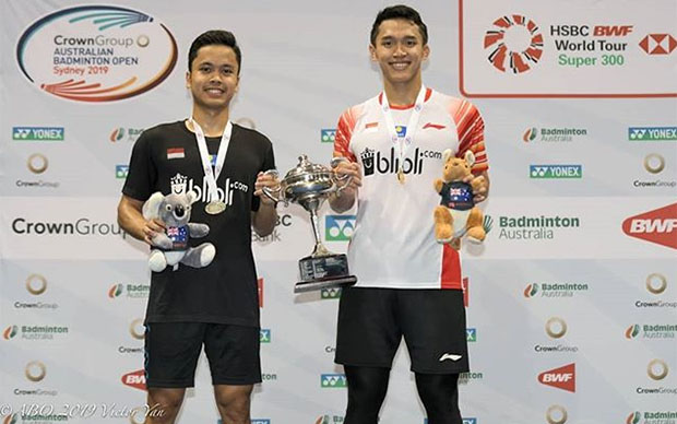 Jonatan Christie needs to maintain stable performance in order to become one of the world's best player. (photo: Australian Badminton Open)