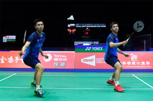 Wish Teo Ee Yi/Ong Yew Sin good luck at the 2019 Indonesia Open. (photo: AFP)