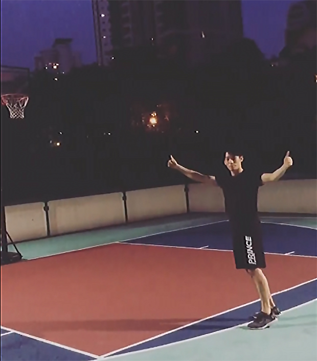 Chan Peng Soon may be the best 3-point shooter in badminton. (photo & video: Chan Peng Soon's Facebook)