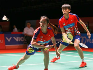 Hoo Pang Ron/Cheah Yee See are one victory away from winning the Hyderabad Open. (photo: Chinapress)