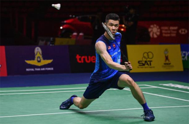 Lee Zii Jia advances to the Chinese Taipei Open second round. (photo: Chalinee Thirasupa/AFP/Getty Images)