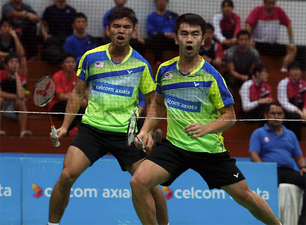 Goh Sze Fei/Nur Izzuddin continue playing well at the Macau Open. (photo: NST)