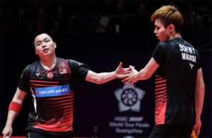 Aaron Chia/Soh Wooi Yik get off to a good start in Malaysia Masters first round. (photo: Bernama)