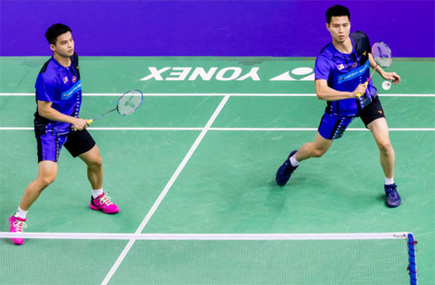 Teo Ee Yi/Ong Yew Sin finish strong in the Thailand Masters semi-final. (photo: Shi Tang/Getty Images)