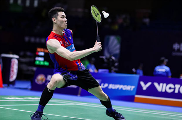 Lee Zii Jia faces tough challenge in the tie against India at 2020 Badminton Asia Team Championships. (photo: Bernama)