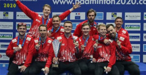 Denmark wins the 2020 European Men’s Team Championships title. (photo: Badminton Europe)