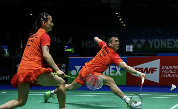 Zheng Si Wei/Huang Ya Qiong crash out in All England second round. (photo: AFP)