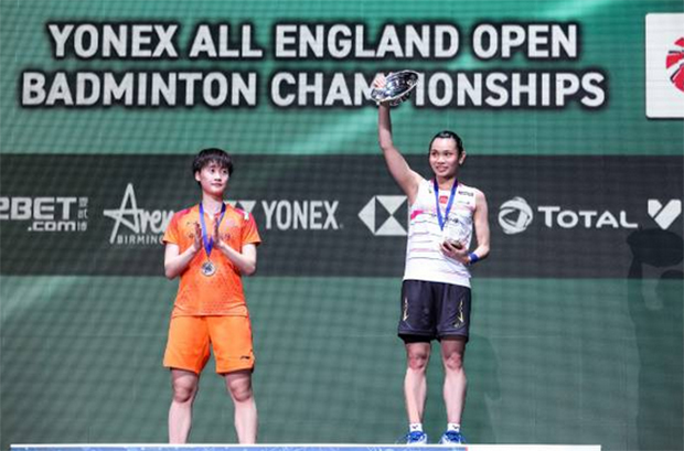 Congratulations to Tai Tzu Ying for winning her third All England title. (photo: Shi Tang/Getty Images)