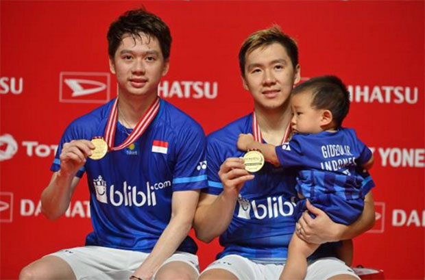 Kevin Sanjaya Sukamuljo/Marcus Fernaldi Gideon have uniquely high standards towards winning championships. (photo: Shi Tang)