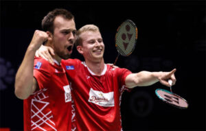 Kim Astrup and Anders Skaarup Rasmussen are unhappy with BWF's decision of postponing the three Asia legs tournaments at the end of 2020. (photo: Shi Tang/Getty Images)