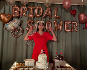 Beautiful bridal shower pictures for Sung Ji Hyun.