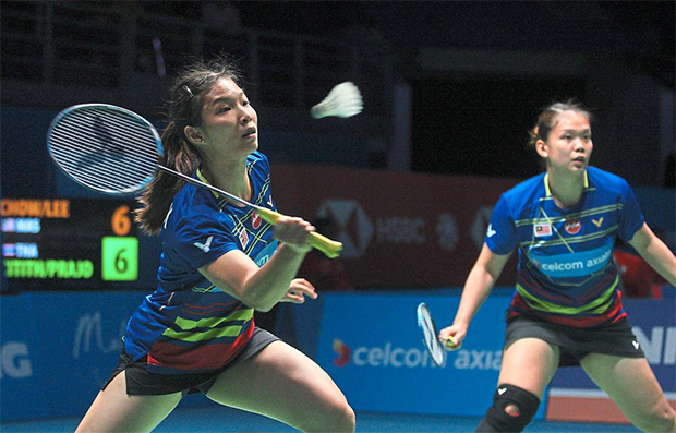 Chow Mei Kuan/Lee Meng Yean create huge surprises at the 2020 BWF World Tour Finals. (photo: Bernama)