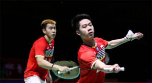 Marcus Fernaldi Gideon/Kevin Sanjaya Sukamuljo and other Indonesian players are extremely unhappy with the BWF decision by forcing them to withdraw from the All England tournament. (photo: Shi Tang/Getty Images)