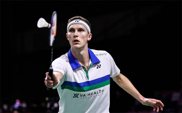 Viktor Axelsen enters the 2021 Swiss Open final. (photo: Shi Tang/Getty Images)