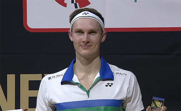 Viktor Axelsen takes home the 2021 Swiss Open title.
