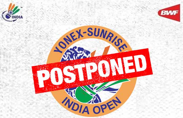 The 2021 India Open has been postponed.