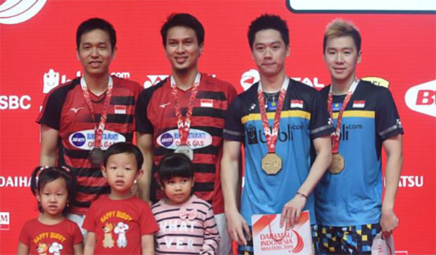Kevin Sanjaya Sukamuljo/Marcus Gideon & Mohammad Ahsan/Hendra Setiawan to only playing in Malaysia Open and Singapore Open. (photo: AFP)