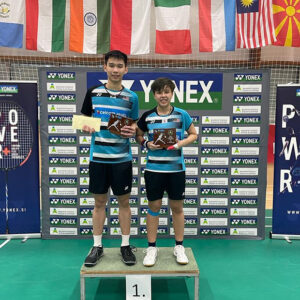 Choong Hon Jian/Toh Ee Wei win the 2021 Slovenia International. (photo: Choong Hon Jian's Instagram)