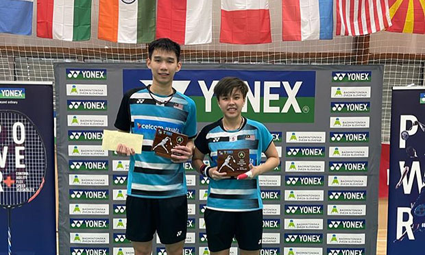 Choong Hon Jian/Toh Ee Wei win the 2021 Slovenia International. (photo: Choong Hon Jian's Instagram)