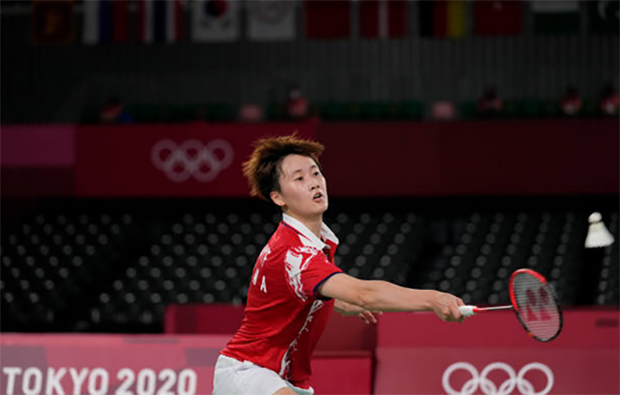 Chen Yufei reaches the Tokyo Olympic women's singles final. (photo: Fred Lee/Getty Images)