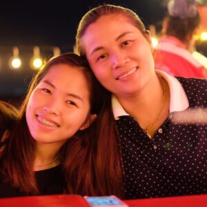 Ratchanok Intanon and her lovely mother - Kamphan Suwannasara. (photo: Ratchanok Intanon's Instagram)