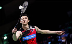 Lee Zii Jia to spearhead Malaysia's Sudirman Cup challenge against England on Monday. (photo: Shi Tang/Getty Images)
