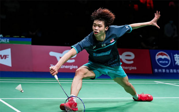 Ng Tze Yong enters the 2021 Czech Open final. (photo: Shi Tang/Getty Images)