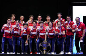 China's men's and women's teams are heavy favorites to win the 2020 Thomas and Uber Cups. (photo: Shi Tang/Getty Images)