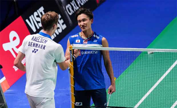 Viktor Axelsen and Kento Momota are set to play at the 2021 Indonesia Masters. (photo: Shi Tang/Getty Images)