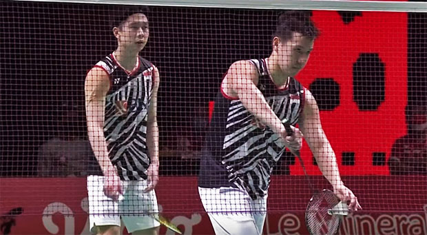 Kevin Sanjaya Sukamuljo/Marcus Fernaldi Gideon make the final of the 2021 BWF World Tour Finals.